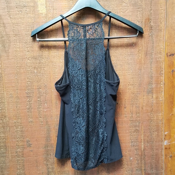 In Bloom~Racerback Lace Cami~Black~Size Small - Picture 4 of 6
